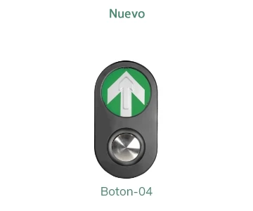 Botón Activador Peatonal de acero inoxidable Para Controladores Industriales Chooser y Paseguro