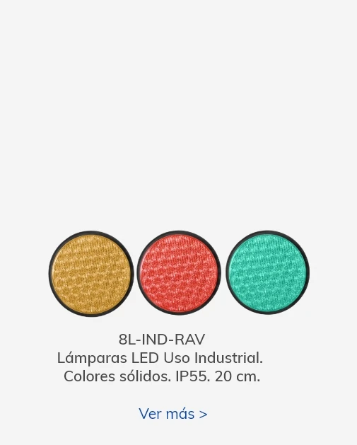 Lámpara LED Uso Industrial 20 cm diámetro (8")