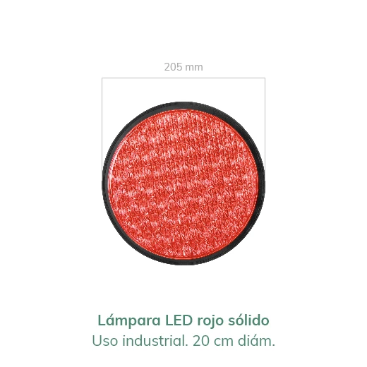 8L_IND_RAV - Lámpara LED Uso Industrial 20 cm diámetro (8")