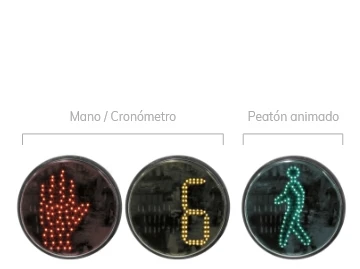 12L-MCPA: Lámpara LED Vial 30 cm (12") Peatonales. 80 a 135 VCA. IP65.