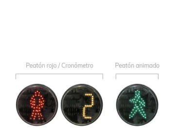 8L-PCPA: Lámpara LED Vial 20 cm (8") Peatonales. 80 a 135 VCA. IP65.