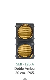 Semáforo LED para uso vial con lámpara de 30 cm