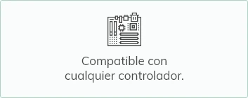 Compatible con cualquier controlador
