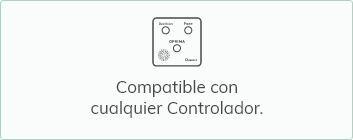 Compatible con cualquier controlador