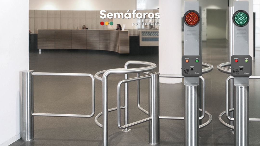 Semáforo LED Industrial Rojo-Verde 12.5 cm