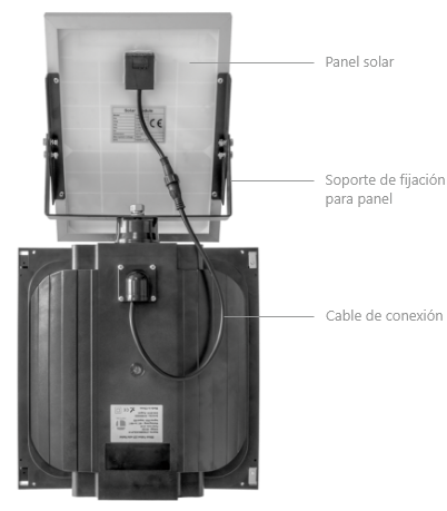 Semáforo LED Preventivo con Panel Solar
