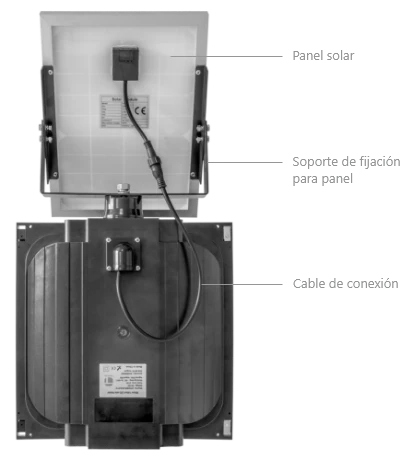 Semáforo LED Preventivo con Panel Solar